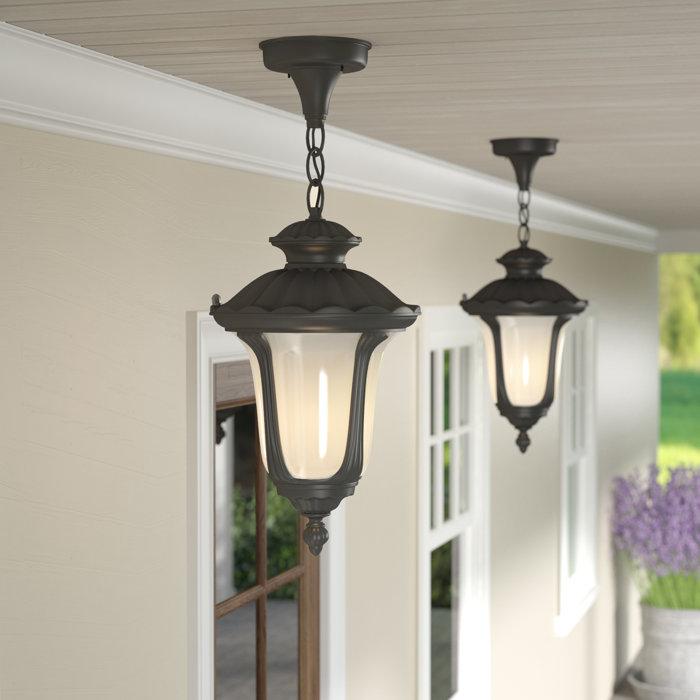 Charlton Home Weisberg 3-Light Outdoor Hanging Lantern & Reviews | Wayfair